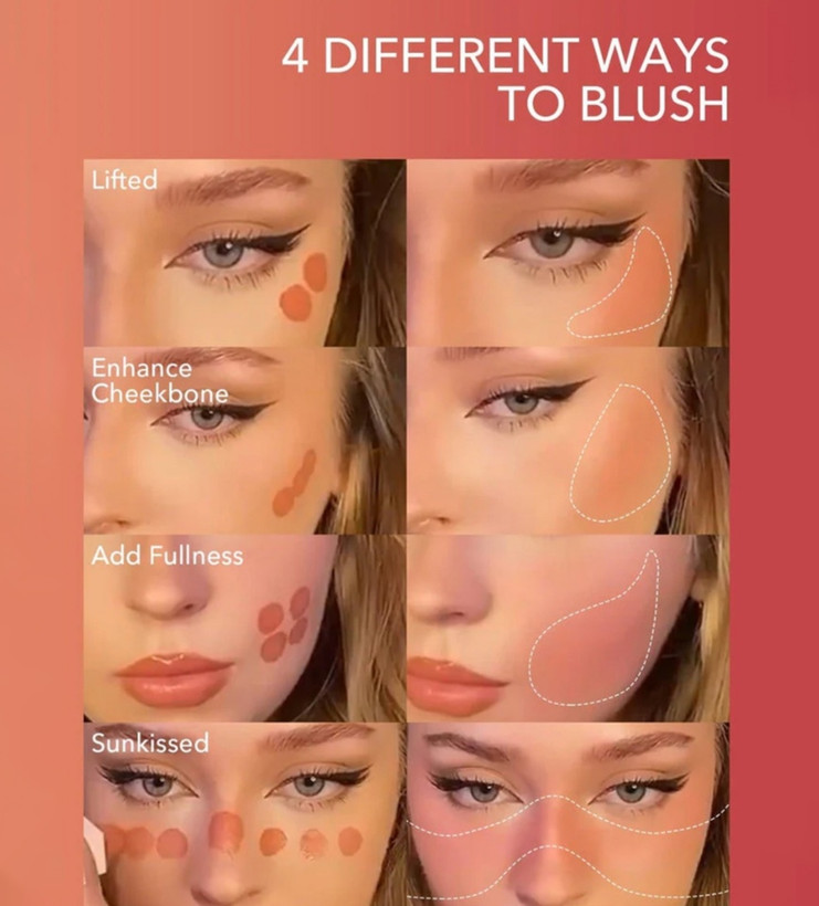 رژگونه مایع مات شیگلم مدل Color Bloom