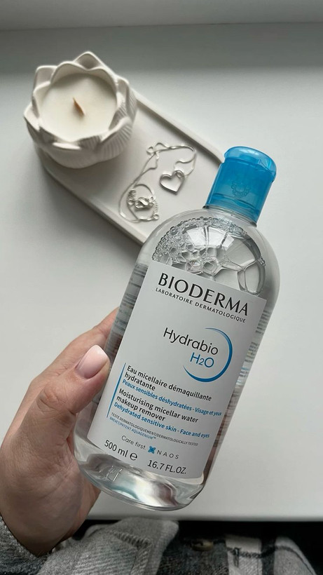 میسلار واتر هیدرا بیو بایودرما پوست خشک (آبرسان)BIODERMA اصل فرانسه ۵۰۰ میلی لیتر