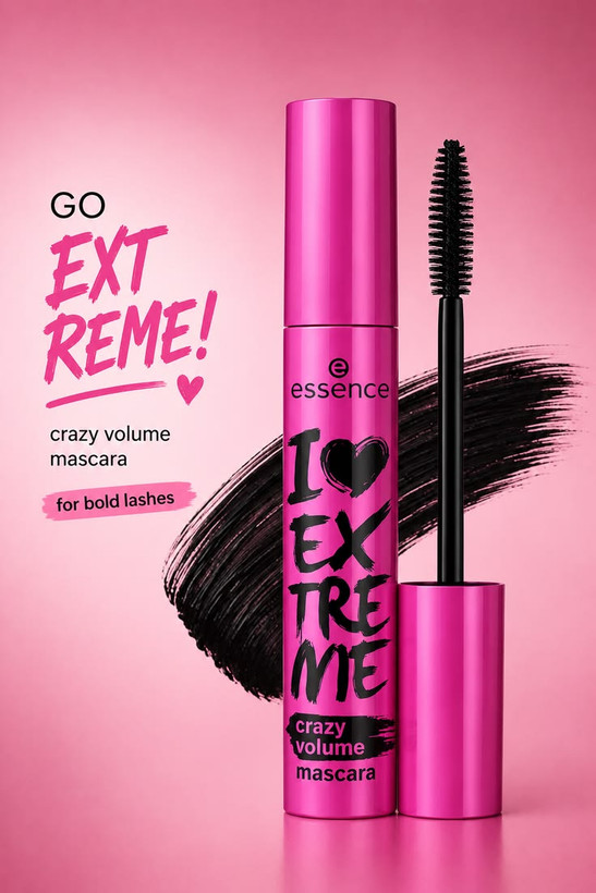 ریمل اسنس حجم دهنده مدل I Love Extreme Crazy Volume